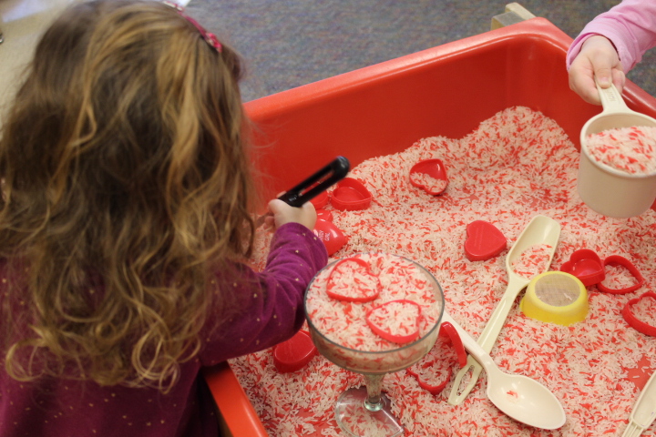 village nursery school sandtable